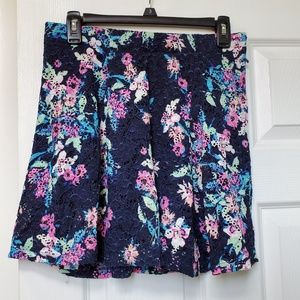 Candies floral mini skirt